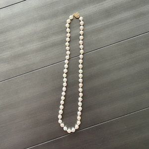 Pearl Necklace with 14k Gold Clasp